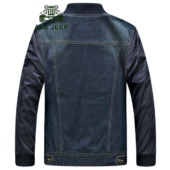 New Denim Plus Size Casual Cotton Men's Jacket