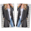 Long Sleeved Solid Color Knit Cardigan