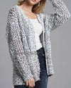 Loose Openwork Knit Cardigan Coat