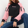 New Fashion Cuff Zipper Colorblock Sweatshirt