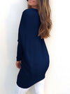 Fashionable V-Neck Long Sleeved  Thin  Sweater