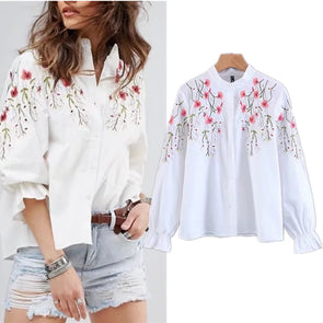 Women's Print Long Sleeve Shirt