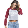 Long Sleeve Short Print Letter Sweatshirt