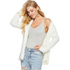 knitting Long Sleeve Cardigan Outwear