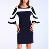 Speaker Sleeves Slim Knit Bodycon Dress