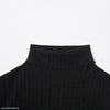 Solid Color High Collar Long Sleeve Slim Casual Sweater