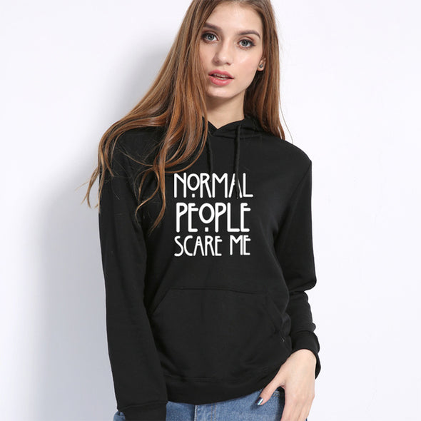 Printed Long Sleeve Round Neck Hoodies