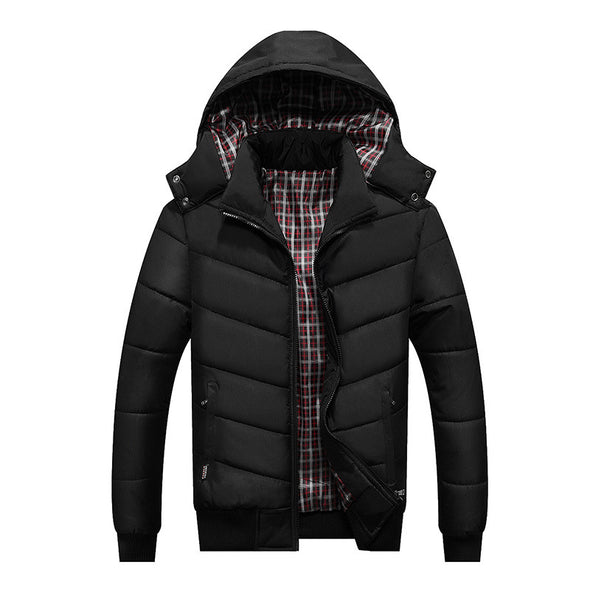 Waterproof Zipper Hooded Down Jacket