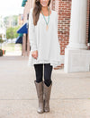 Fashion Long Sleeve Round Neck T-Shirt