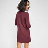 Women's  knitted long-sleeved dress