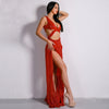 2022 sexy hollow sequin party red carpet summer evening dress