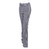 Fashion striped high waist  casual  pants