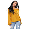 Loose Off Shoulder Long Sleeve Sweaters