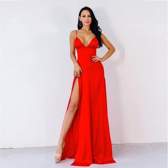 Sexy New Evening Christmas Party Elegant  Maxi Dress