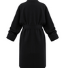 Fashion Bandage Long Sleeve Women's Woolen Coat