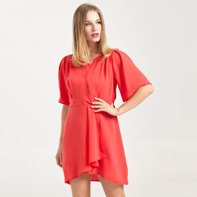 Summer Red Chiffon Maternity Breastfeeding  Dresses