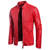 New Large Size Leather Men's Jacket