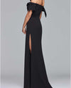 One-Shouldered Long Evening Dress