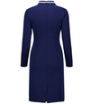 Standing Collar Long Sleeve Slim Bodycon Dress