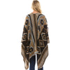 Folk-custom Cloak Thicken Geometry Shawl Sweaters