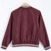 Solid Color Long Sleeve Slim Zipper Jacket