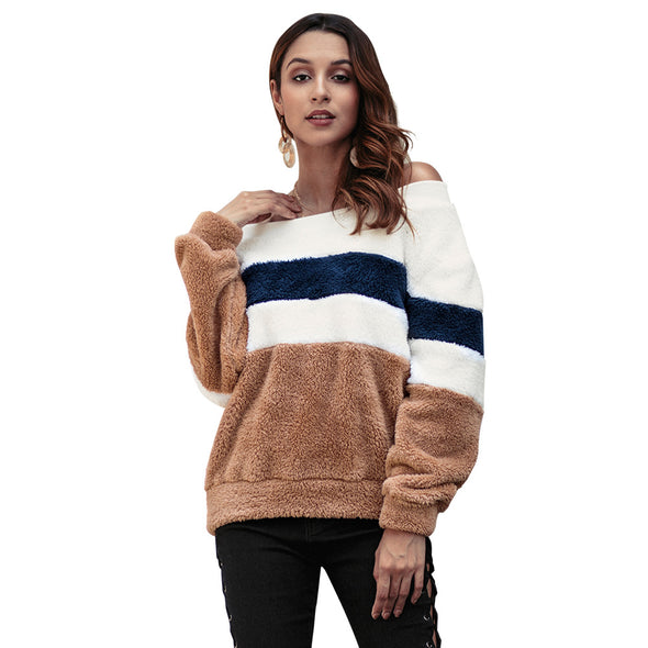 Striped Long-Sleeved Sweater