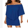 New women's one-shoulder dress