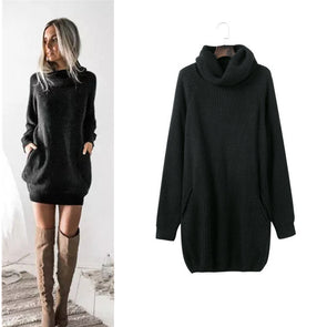 Half High Neck Collar Medium Style Sweaters