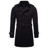 New Large Size Long Woolen Coat