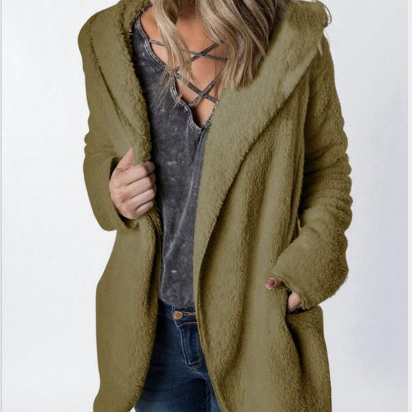 Sexy Slim Hooded Cardigan Jacket