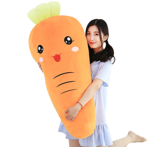 Creative Carrot Expression Pillow