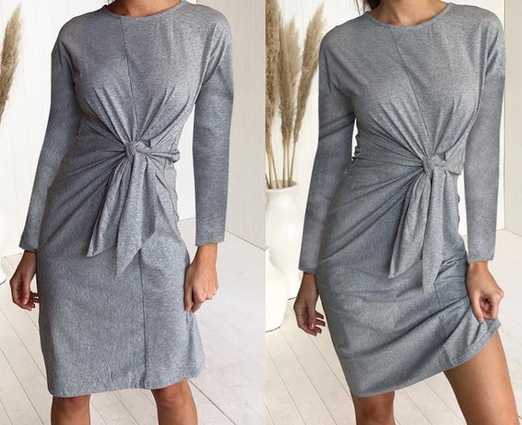 Slim Bandage Bowknot Bodycon Dress