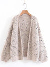 Long Sleeves Loose Cardigan Sweater Tops