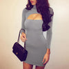 Sexy Hollow Out Slim Elegant Bodycon Dress