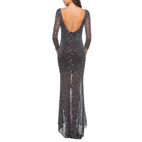 Sexy Long Sleeve Evening Dresses