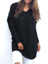 Fashionable V-Neck Long Sleeved  Thin  Sweater