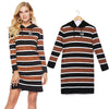 New Casual Striped Knit Sweater Women