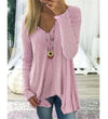 Loose Long Sleeve V-Neck Sweater