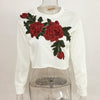 New O-neck Long-Sleeved Printed Sweater