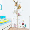 Cartoon Animal Height Wall Sticker