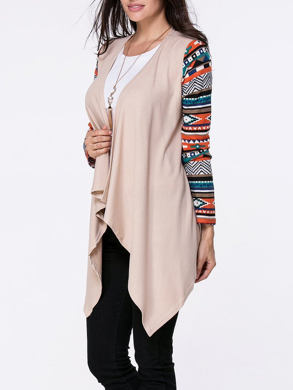 Printed  Long Sleeve Cardigans