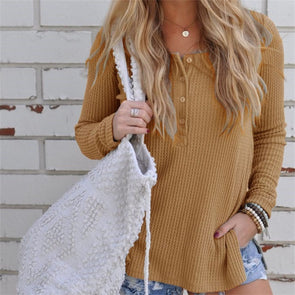 Women's Long Sleeve O-Neck Sweater