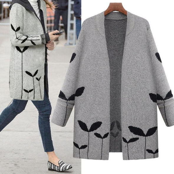 New Solid Color Loose Warm Coat