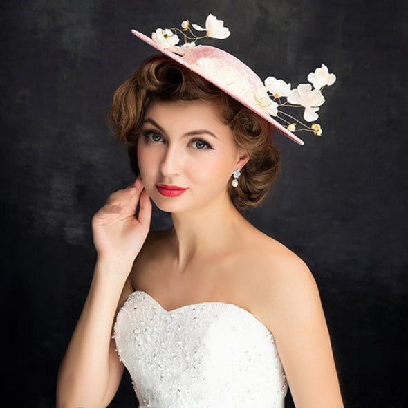 New Lace Flower Fashion Top Hat