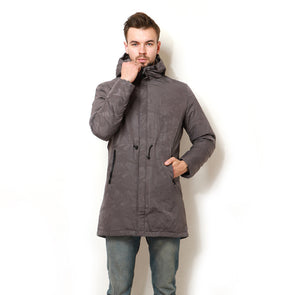 Men's Hooded Zip Down Jacket