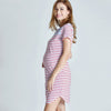 Maternity Short Sleeve Summer Stripped Pregnancy