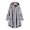 Double-faced Plush Hooded Women's Jacket