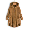 Double-faced Plush Hooded Women's Jacket