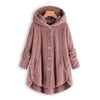 Double-faced Plush Hooded Women's Jacket