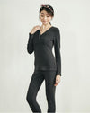 Fashion maternity thick warm breastfeeding home service suit